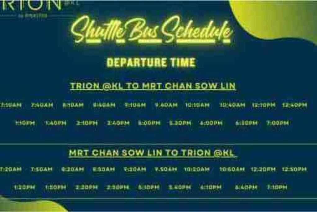 Pangsapuri Trion @ Kl Tropical Night Beauty Mrt Free Bus Kuala Lumpur